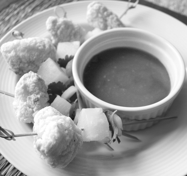 General Tso’s skewers