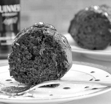 Guinness dark chocolate Bundt cake