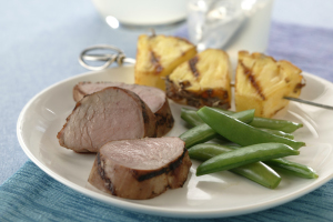 Asian Grilled Pork Tenderloin with Pineapple