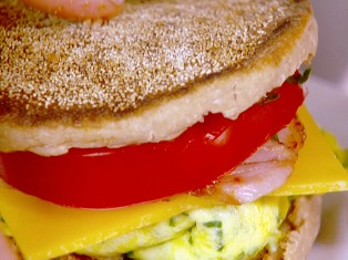 Breakfast sandwich