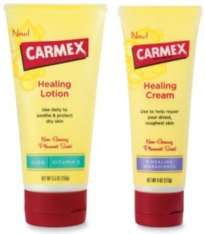 CarmexÂ® Healing Lotion and Healing Cream