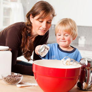 Bake her a batch of cookies.