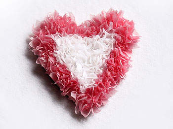 Christmas Paper Crafts - Woven Paper Heart Ornament