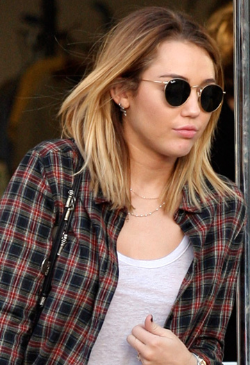 Miley Cyrus Ombre Short Hair