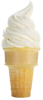 Soft serve ice cream