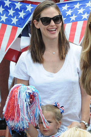 Jennifer Garner with daughter Seraphina