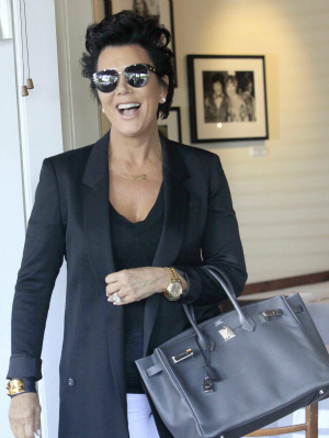 Kris Jenner Leaving Fred Segal in L.A. 
