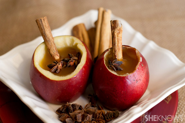 Apple and pear cider cups recipe