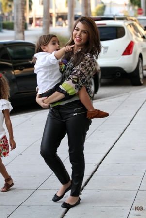 Kourtney Kardashian and Mason