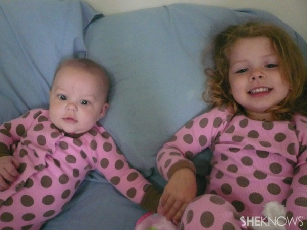 Rachael's matching Christmas jammies picture