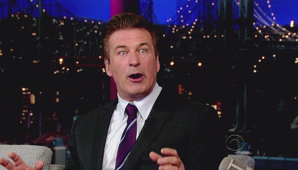 Alec Baldwin makes a funny face.