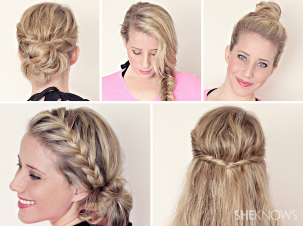 Hairstyle tutorials for wet hair