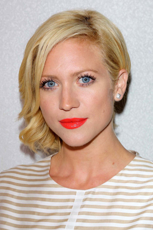 How to wear orange lipstick like Brittany Snow