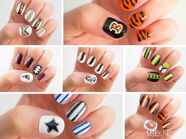 Chicago Cubs Baseball Nail Art Ideas Designs Spirit Wear Nail Wraps