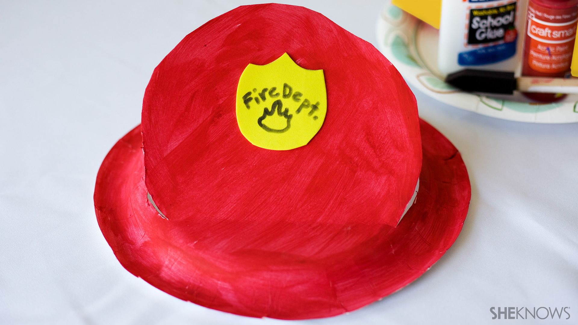 Cut Out Firefighter Hat Template