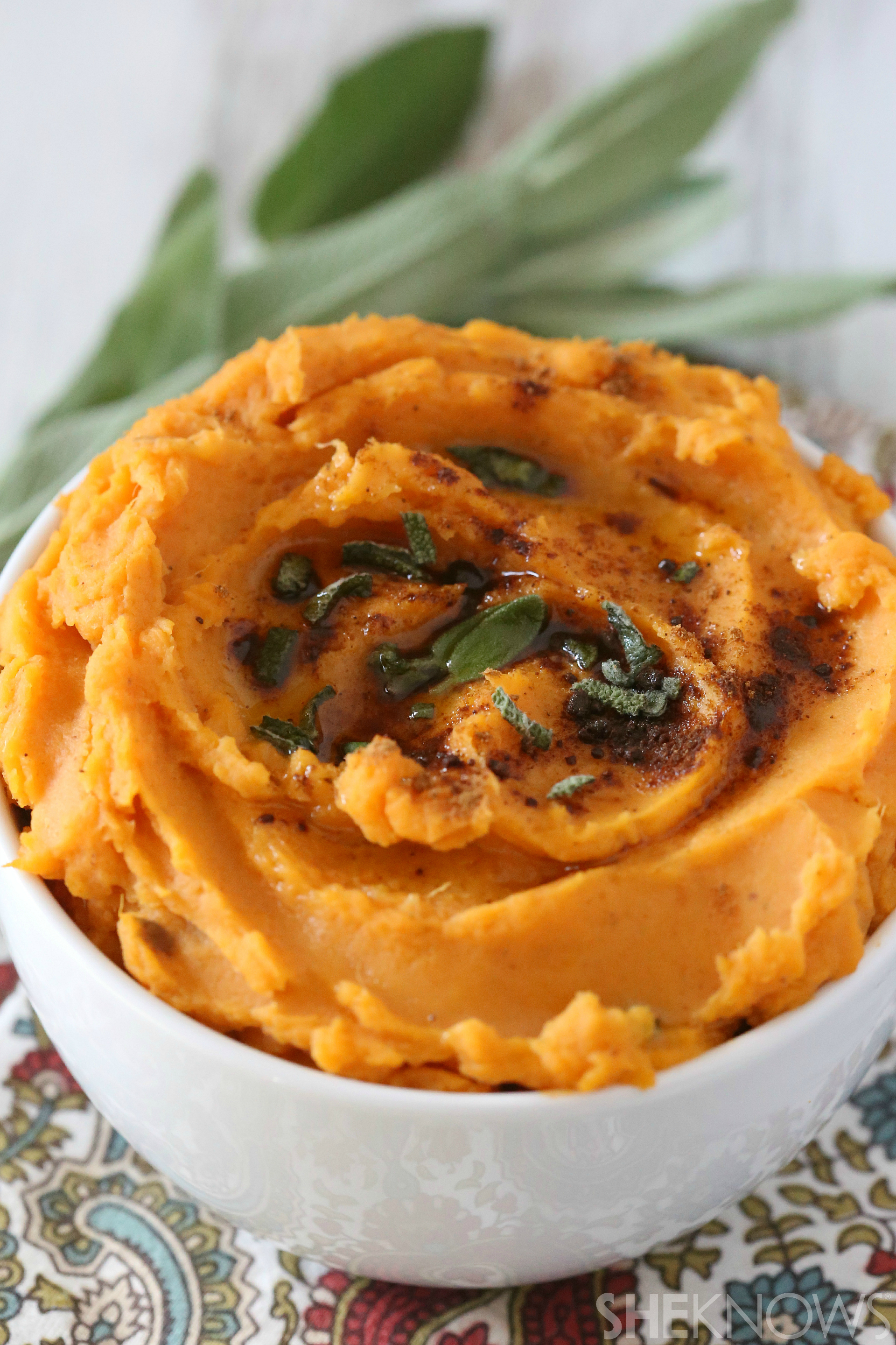 3 Easy non-potato mashed vegetable Thanksgiving side dishes