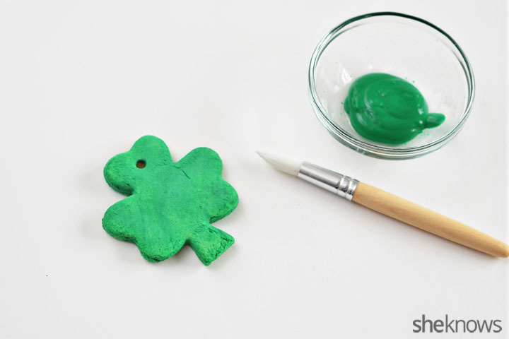 Shamrock necklace step 6