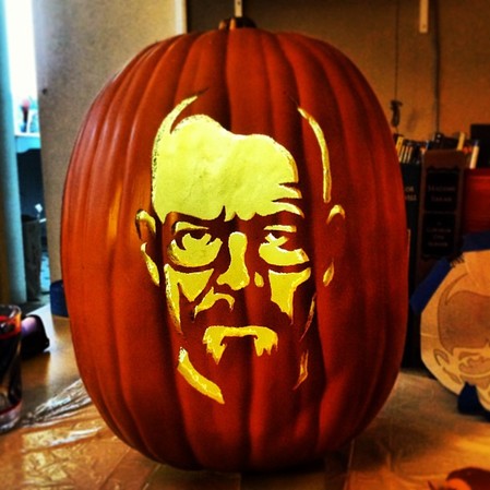 101 Pumpkin carving ideas: Breaking Bad