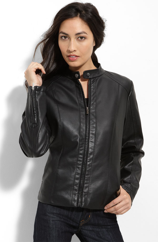 Calvin Klein Faux Leather Scuba Jacket - Gift Ideas