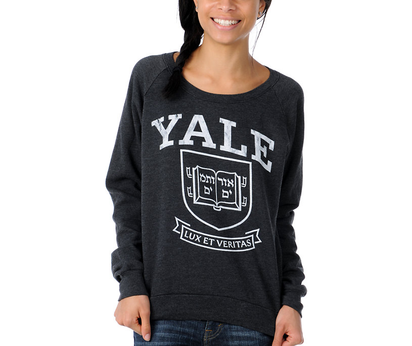 Yale Bulldogs Girls College Football Sweatshirt - Gift Ideas