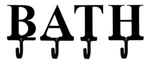 Vintage Wrought Iron Letter Hooks
