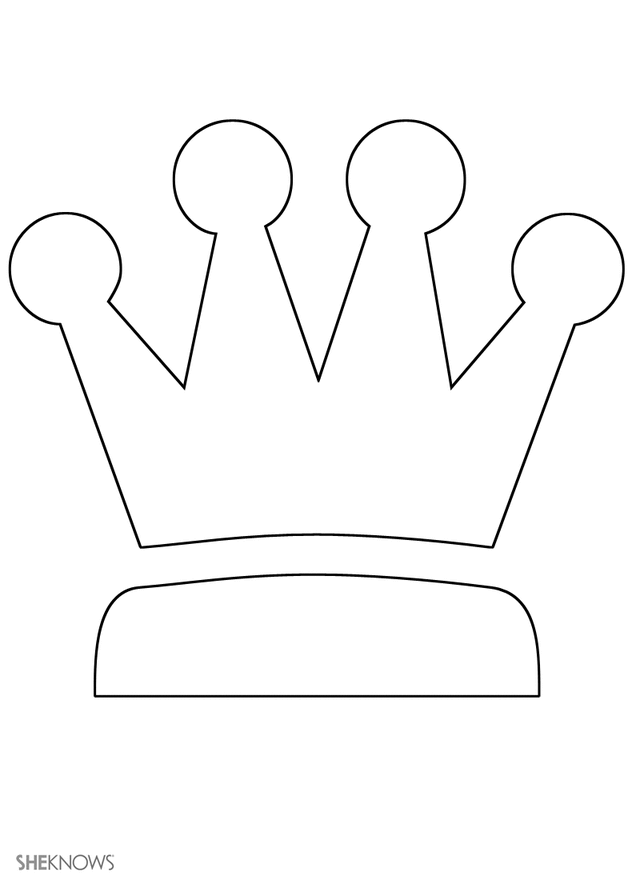 King s crown - Free Printable Coloring Pages