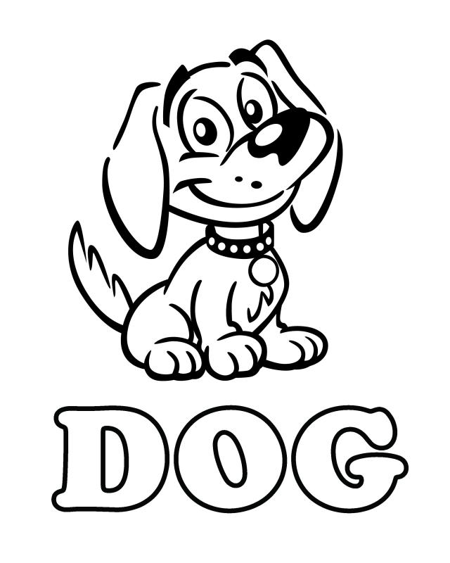 Printable Dog Coloring Pages 5