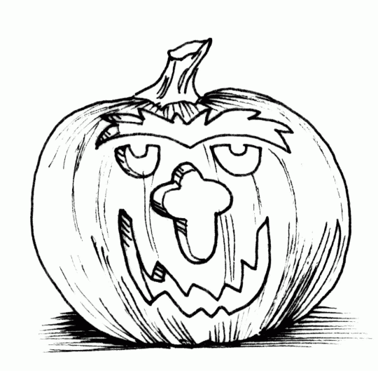 Download Halloween Jack O'Lantern - Free Printable Coloring Pages