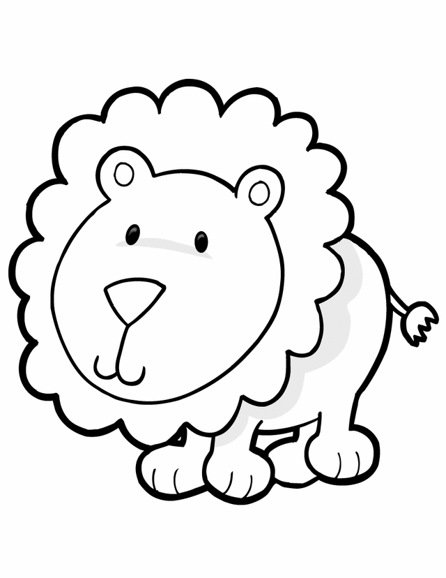 Lion Free Printable Coloring Pages