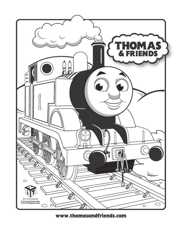 Thomas the Tank Engine - Free Printable Coloring Pages