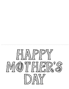 Free Mother's Day printables for kids