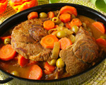 A '70s-style pot roast with potatoes and carrots