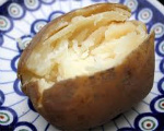 Alfredo Topped Baked Potatoes