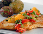 Chicken with Orange Salsa