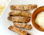 Homemade gluten-free fish sticks