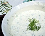 Homemade tzatziki sauce