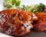 Grilled marmalade chicken