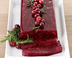 Jellied Cranberry Sauce with Fuji Apple
