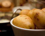 New Potatoes with Sugar Snap Peas